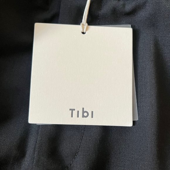 Tibi Tropical Wool Elfie Trouser with Slits - Petite - 4 - Picture 4 of 16